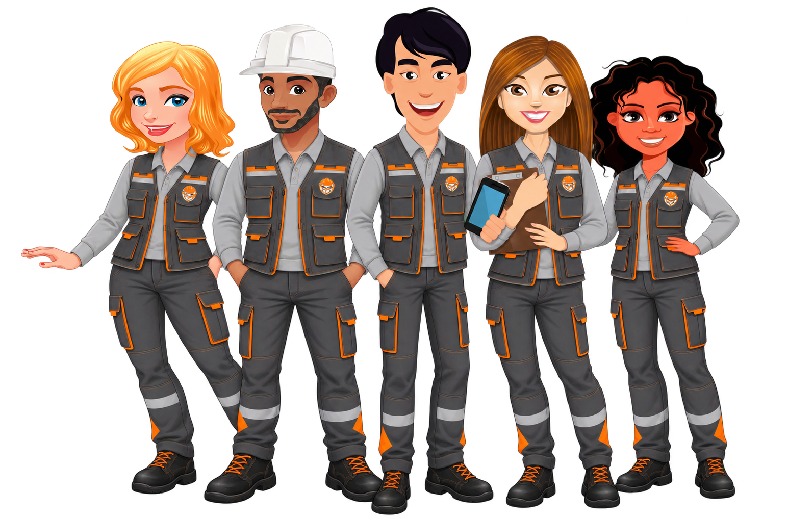Equipo AGAS con uniforme